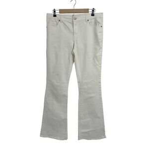 Loft Classic White Flare Jeans Size 8/29